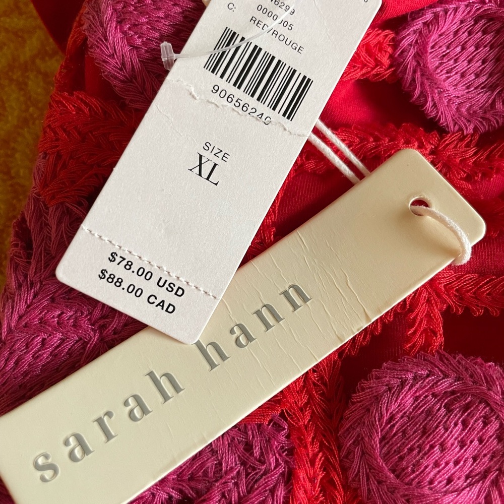 NWT Anthropologie Lace Embroidered Crop Top sz XL - Picture 7 of 7